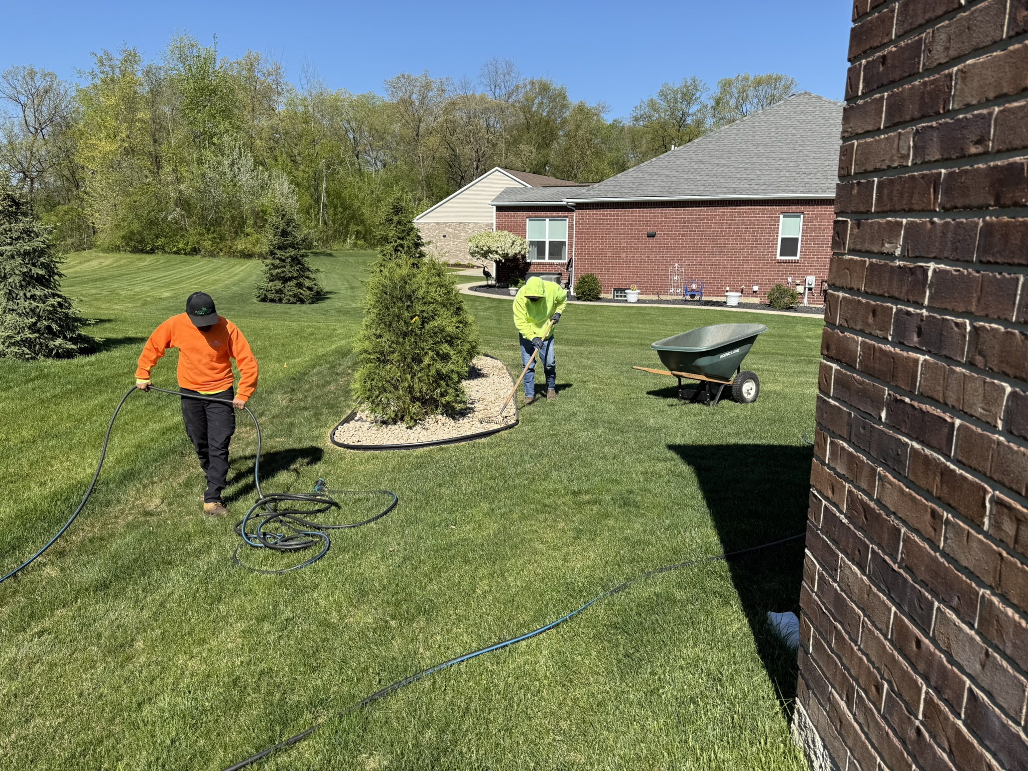 Sprinkler startup residential lawn South Lyon MI