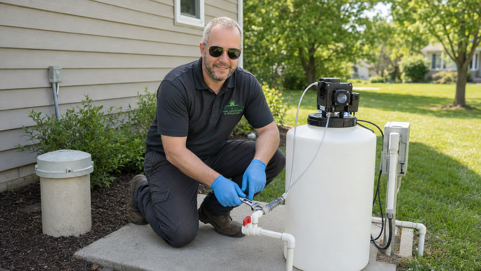 Rid O Rust feeder system installation South Lyon MI
